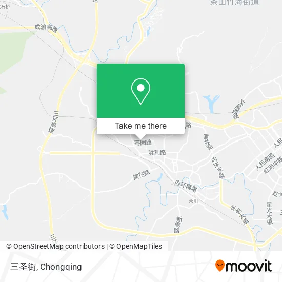 三圣街 map