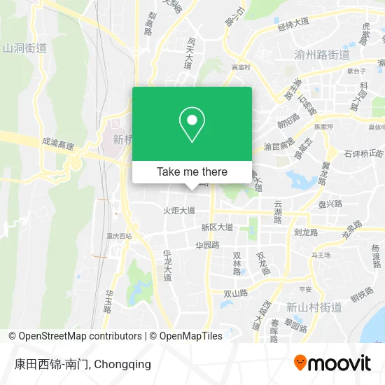 康田西锦-南门 map