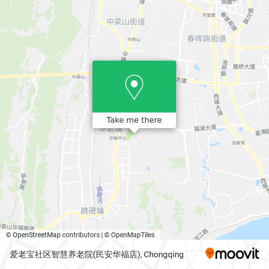爱老宝社区智慧养老院(民安华福店) map