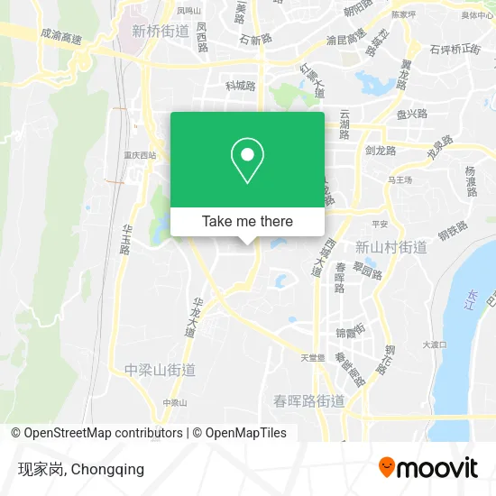 现家岗 map