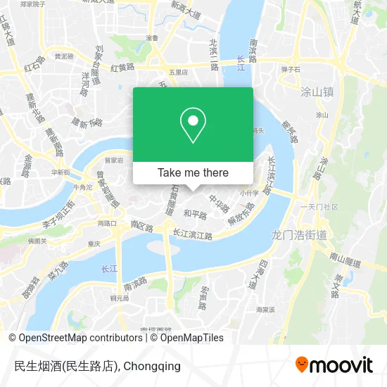 民生烟酒(民生路店) map