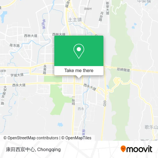 康田西宸中心 map