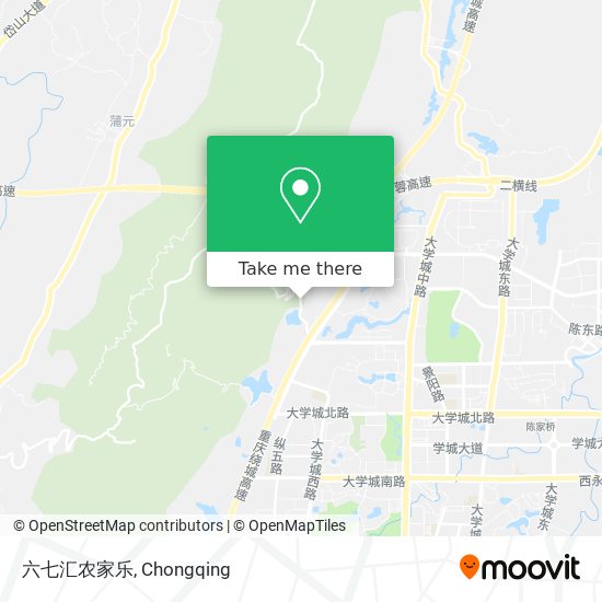六七汇农家乐 map