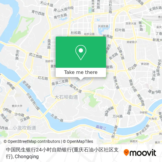 中国民生银行24小时自助银行(重庆石油小区社区支行) map