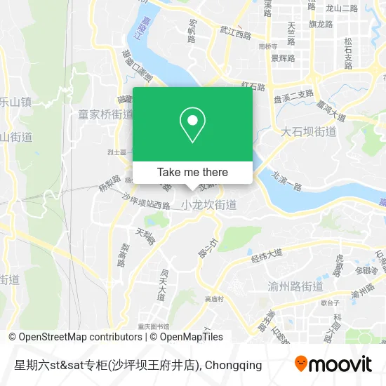 星期六st&sat专柜(沙坪坝王府井店) map