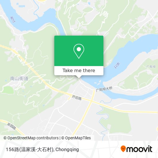 156路(温家溪-大石村) map