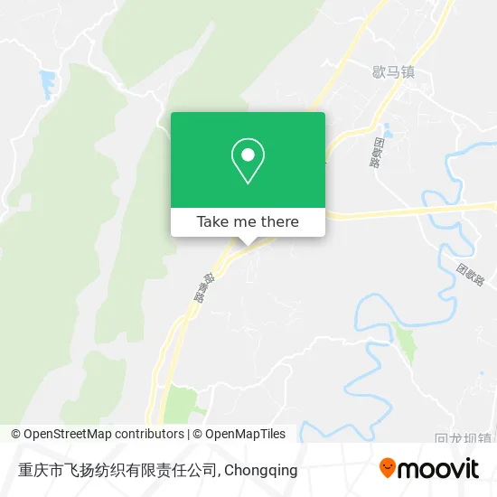 重庆市飞扬纺织有限责任公司 map