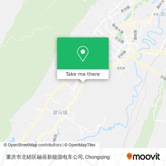 重庆市北碚区融蓓新能源电车公司 map