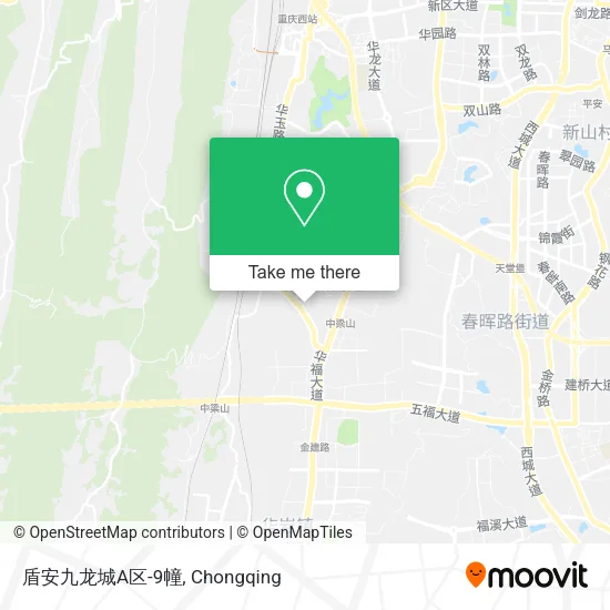 盾安九龙城A区-9幢 map