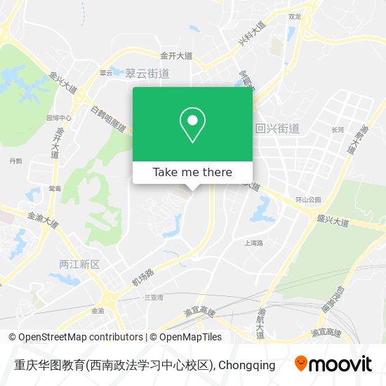 重庆华图教育(西南政法学习中心校区) map