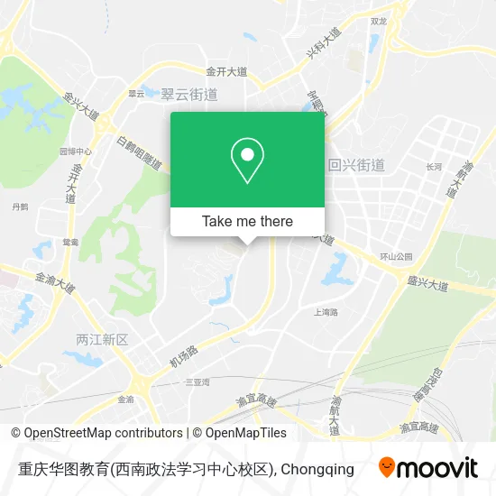 重庆华图教育(西南政法学习中心校区) map