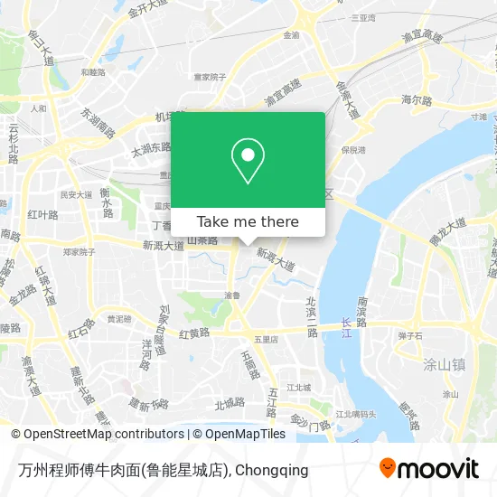 万州程师傅牛肉面(鲁能星城店) map