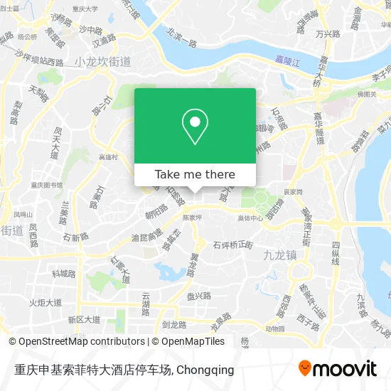 重庆申基索菲特大酒店停车场 map