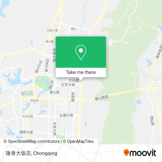 隆香大饭店 map