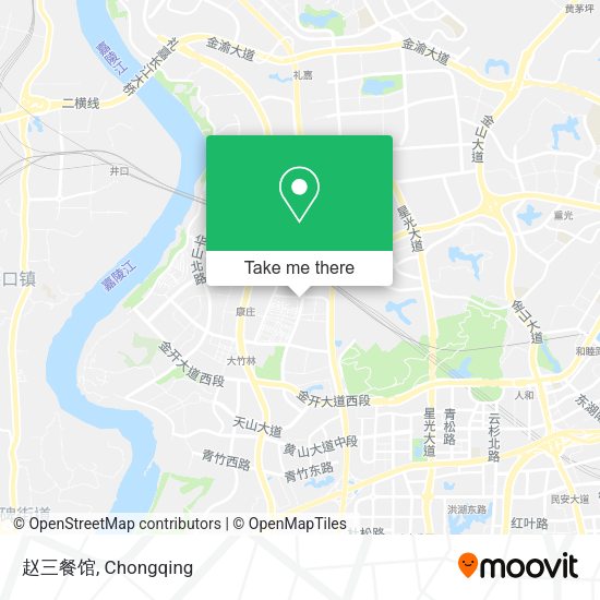 赵三餐馆 map