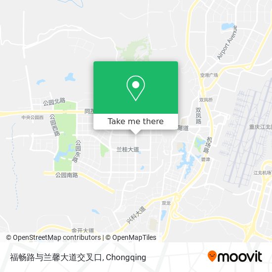福畅路与兰馨大道交叉口 map