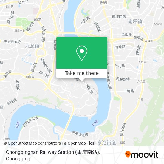 Chongqingnan Railway Station (重庆南站) map