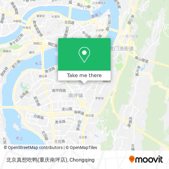 北京真想吃鸭(重庆南坪店) map