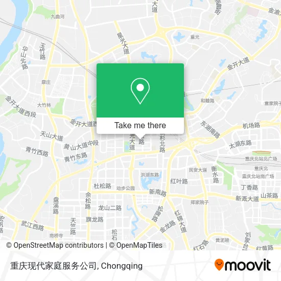重庆现代家庭服务公司 map