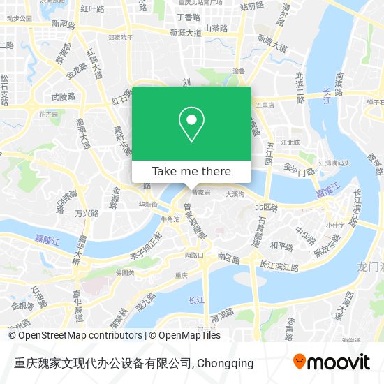 重庆魏家文现代办公设备有限公司 map