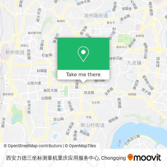 西安力德三坐标测量机重庆应用服务中心 map