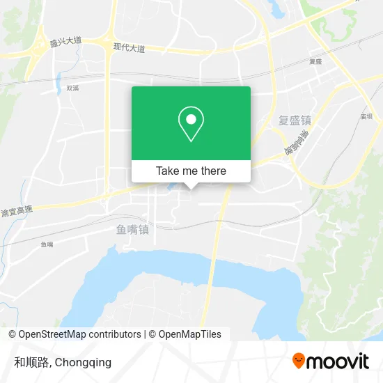 和顺路 map