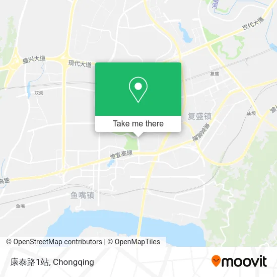 康泰路1站 map