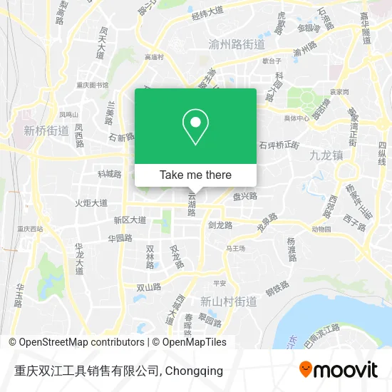 重庆双江工具销售有限公司 map