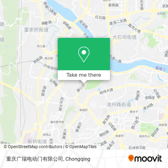 重庆广瑞电动门有限公司 map