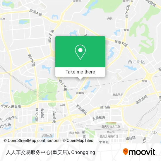 人人车交易服务中心(重庆店) map