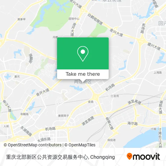 重庆北部新区公共资源交易服务中心 map