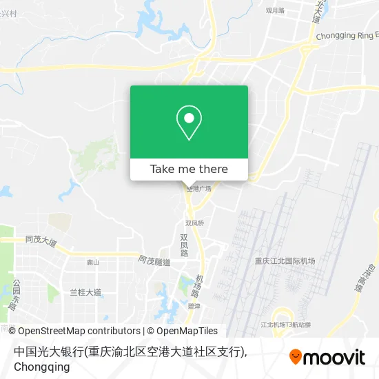 中国光大银行(重庆渝北区空港大道社区支行) map