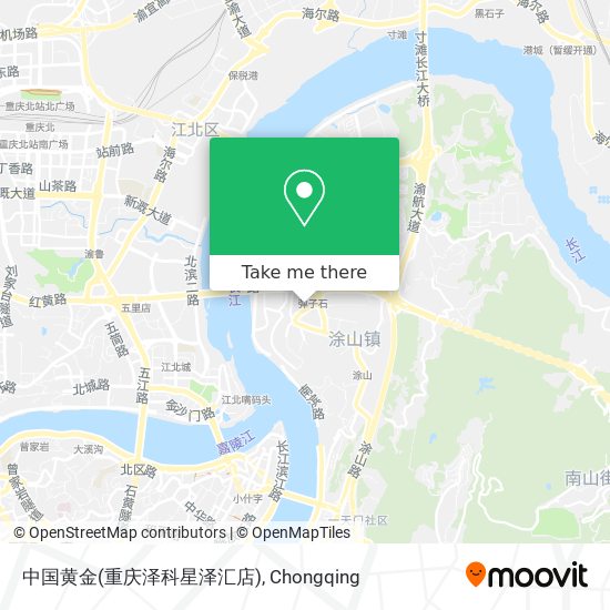中国黄金(重庆泽科星泽汇店) map