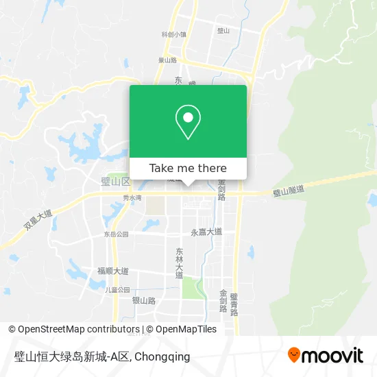 璧山恒大绿岛新城-A区 map