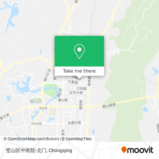 璧山区中医院-北门 map