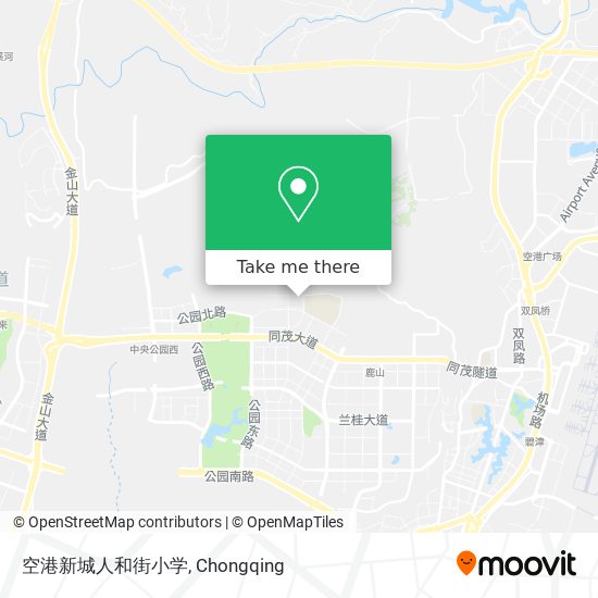 空港新城人和街小学 map