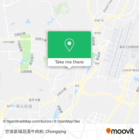 空港新城花溪牛肉粉 map