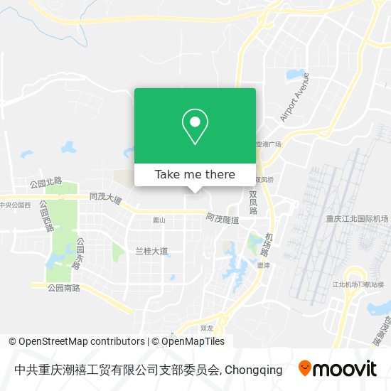中共重庆潮禧工贸有限公司支部委员会 map