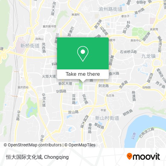 恒大国际文化城 map