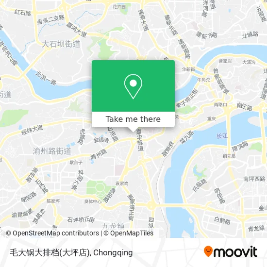 毛大锅大排档(大坪店) map