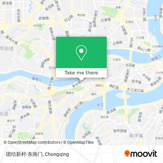 团结新村-东南门 map