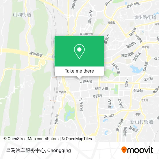 皇马汽车服务中心 map