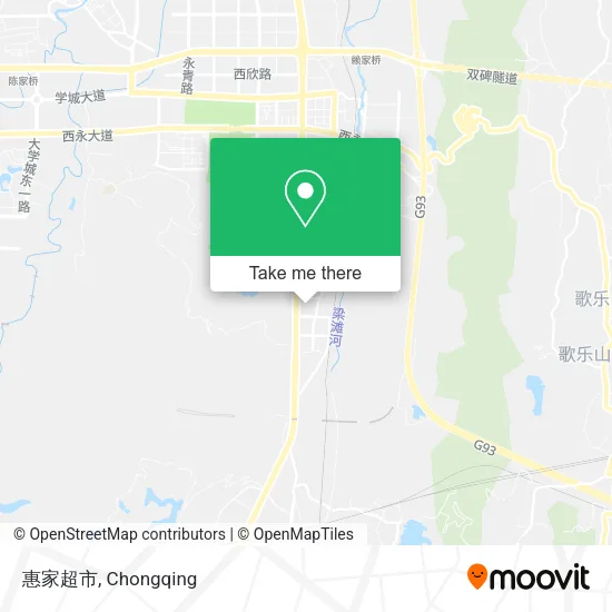 惠家超市 map