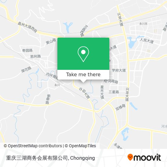 重庆三湖商务会展有限公司 map