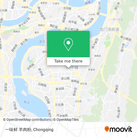 一味鲜 羊肉粉 map