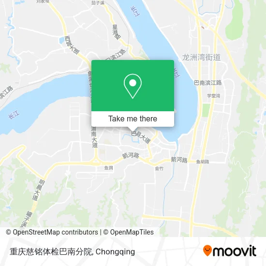 重庆慈铭体检巴南分院 map