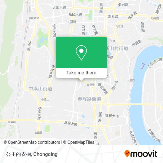 公主的衣橱 map