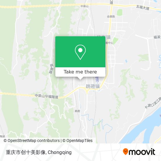 重庆市创十美影像 map