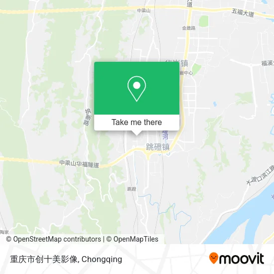 重庆市创十美影像 map