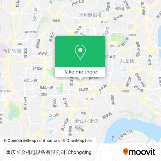 重庆长金机电设备有限公司 map